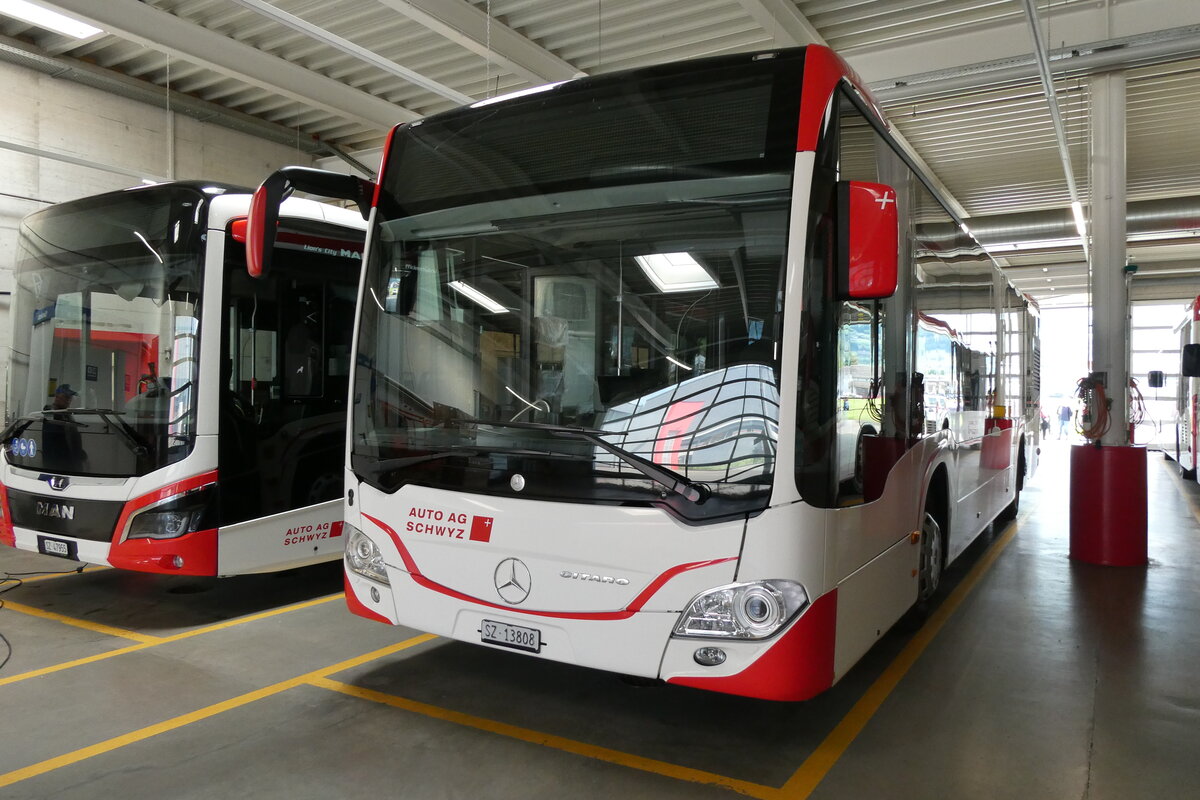 (286'875) - AAGS Schwyz . Nr. 8/SZ 13'808 - Mercedes am 9. Mai 2026 in Ibach, Busdepot