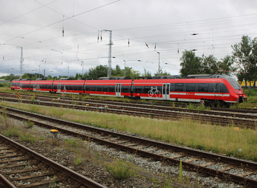 442 839 stand am 03.08.2025 im Rostocker Hbf.
