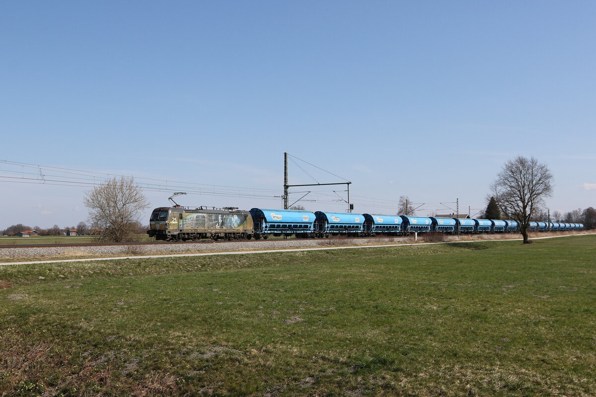 6193 218  Beethoven  von  SETG  aus Salzburg kommend am 22. M�rz 2026 bei �bersee am Chiemsee.