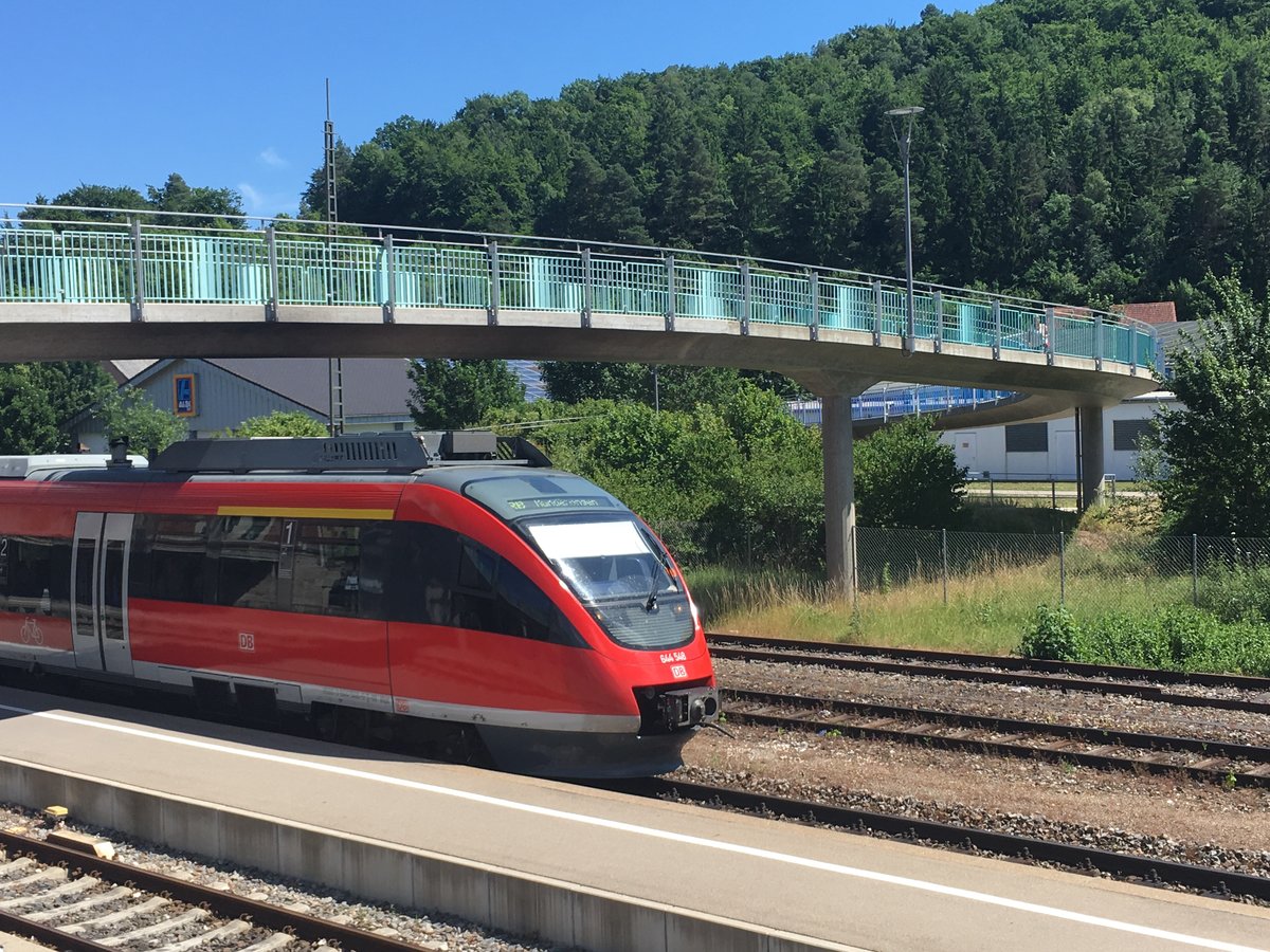 644 048 als Rb nach Munderkingen in Blaubeuren im Juni 2017