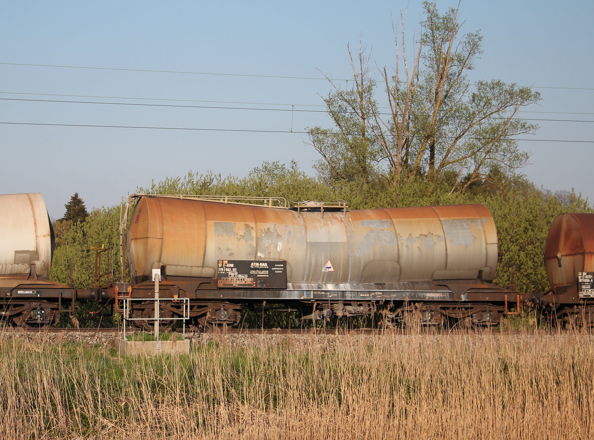 7797 002-5 von  Atir-Rail  am 20. April 2016 bei Weisham.