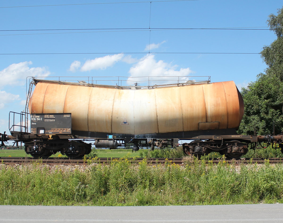 7836 156-2 (Zans) von  Atir-Rail  am 14. August 2016 bei bersee.