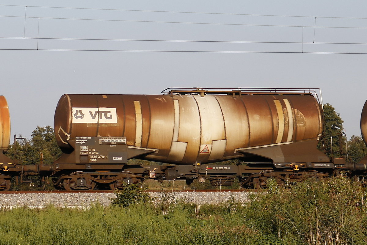 7836 378 (Zans) von  VTG  am 19. September 2018 bei Bernau.