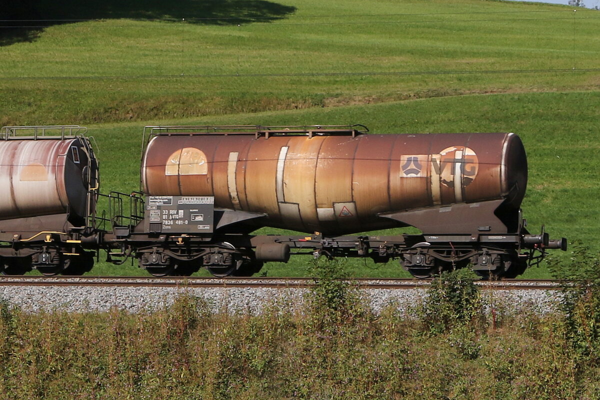 7836 481 (Zans) von  VTG  am 18. September 2024 bei Axdorf.