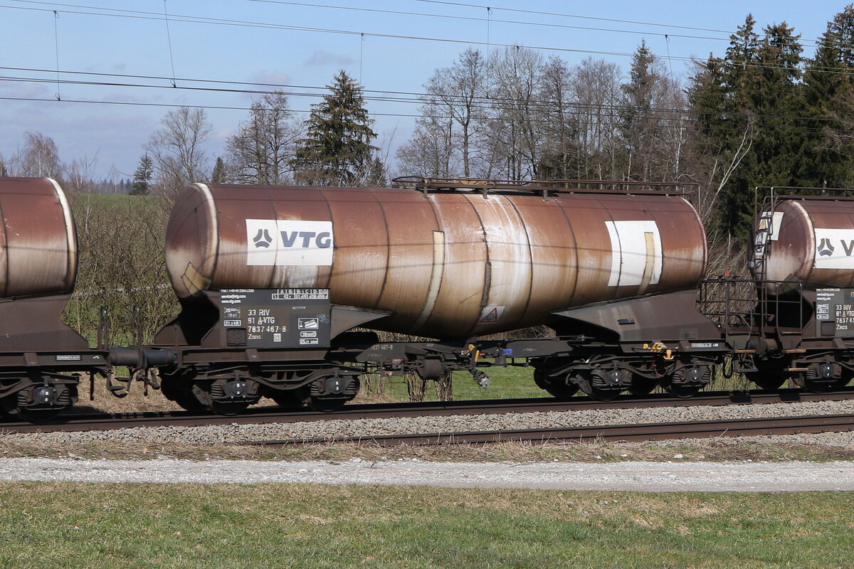 7837 467 (Zans) von  VTG  am 16. Mrz 2023 bei Sossau im Chiemgau.