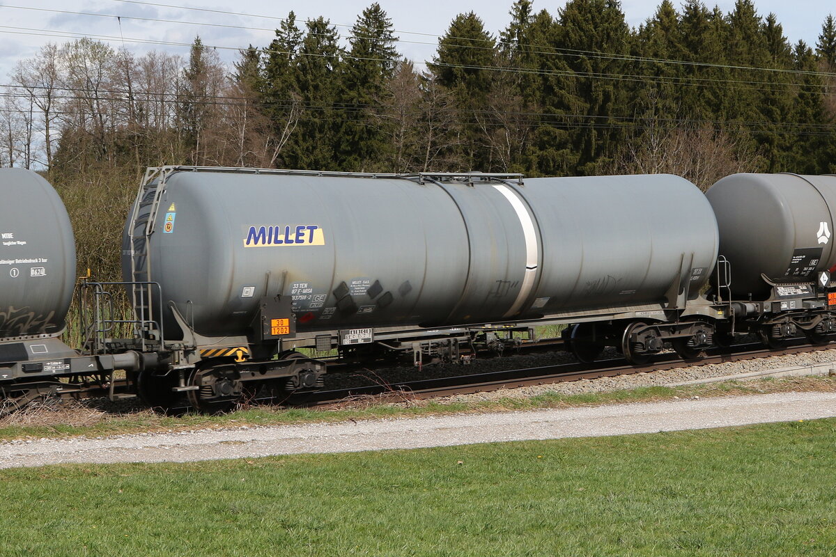 7837 518 (Zacns) von  MILLET  am 7. April 2022 bei Grabensttt im Chiemgau.