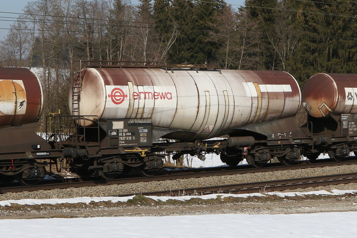 7837 572 (Zans) von  ERMEWA  am 2. Mrz 2023 bei Sossau im Chiemgau.