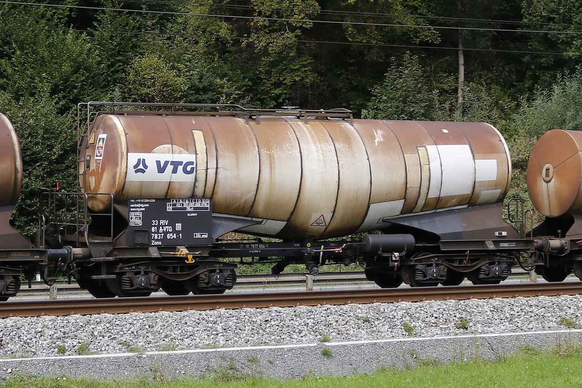 7837 654 (Zans)  von  VTG  am 11. September 2018 bei Mitterberg.