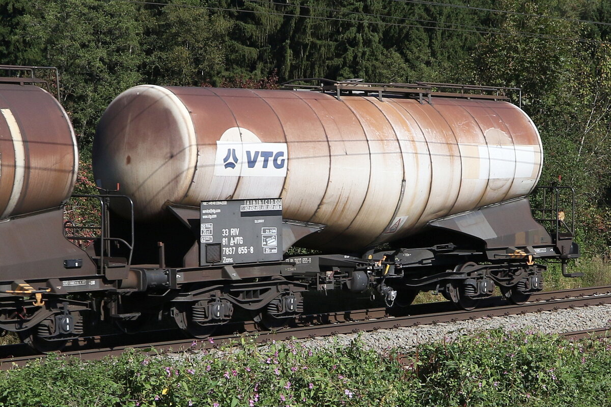 7837 655 (Zans) von  VTG  am 25. September 2021 bei Grabensttt.