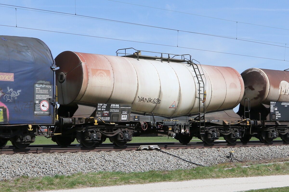 7848 181 (Zans) von  ATIR-Rail  am 12. April 2022 bei bersee.