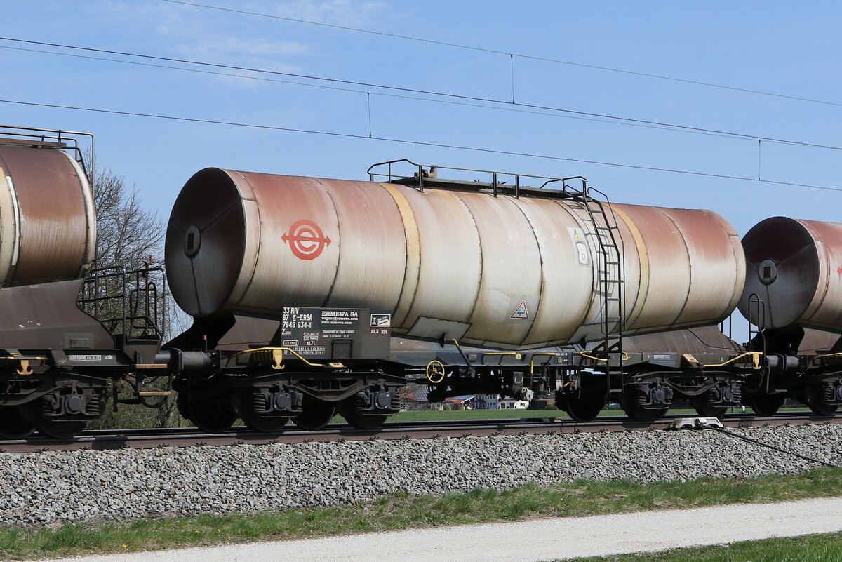 7848 634 (Zans) von  ERMEWA  am 14. April 20222 bei bersee am Chiemsee.