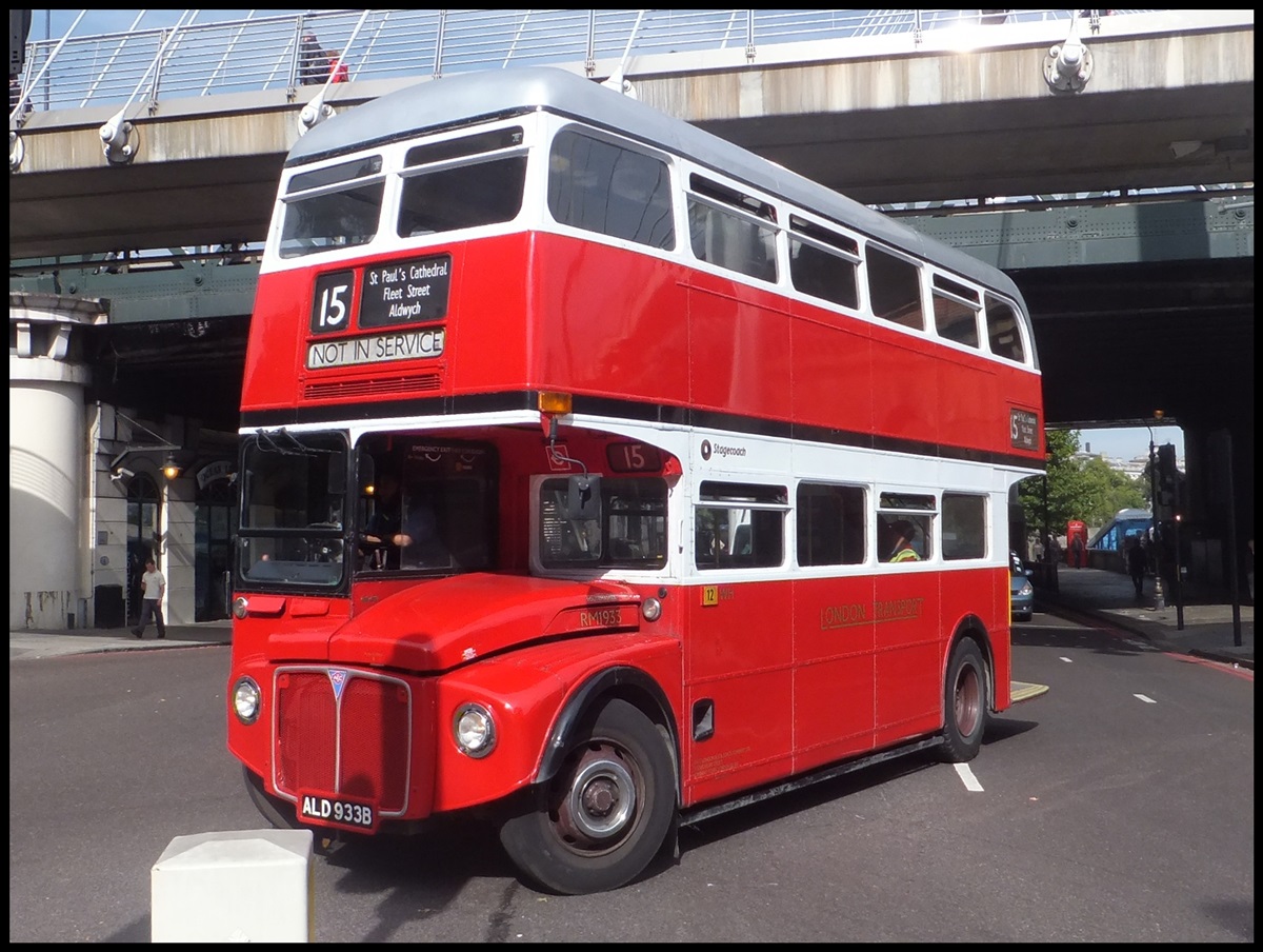 AEC Routenmaster von Stagecoach London in London.
