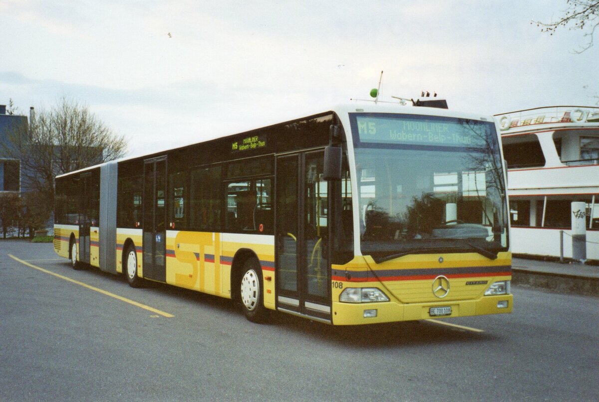 (AI 22) - Aus dem Archiv: STI Thun - Nr. 108/BE 700'108 - Mercedes am 22. April 2006 bei der Schifflndte Thun