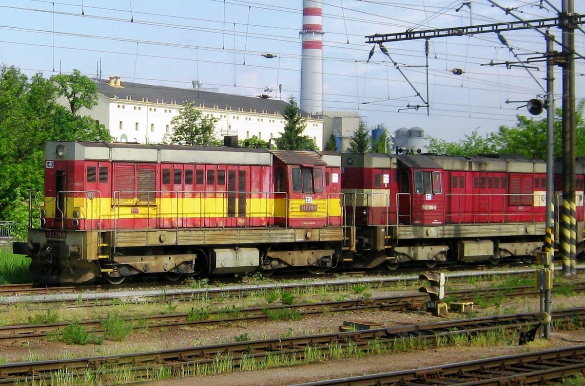 Am 15 Mai 2012 steht CD 742 219 in PLzen hl.n.