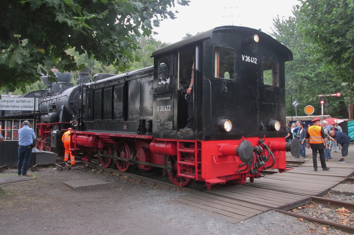 Am 17 September 2017 steht V36 412 in BOchum-Dahlhausen.