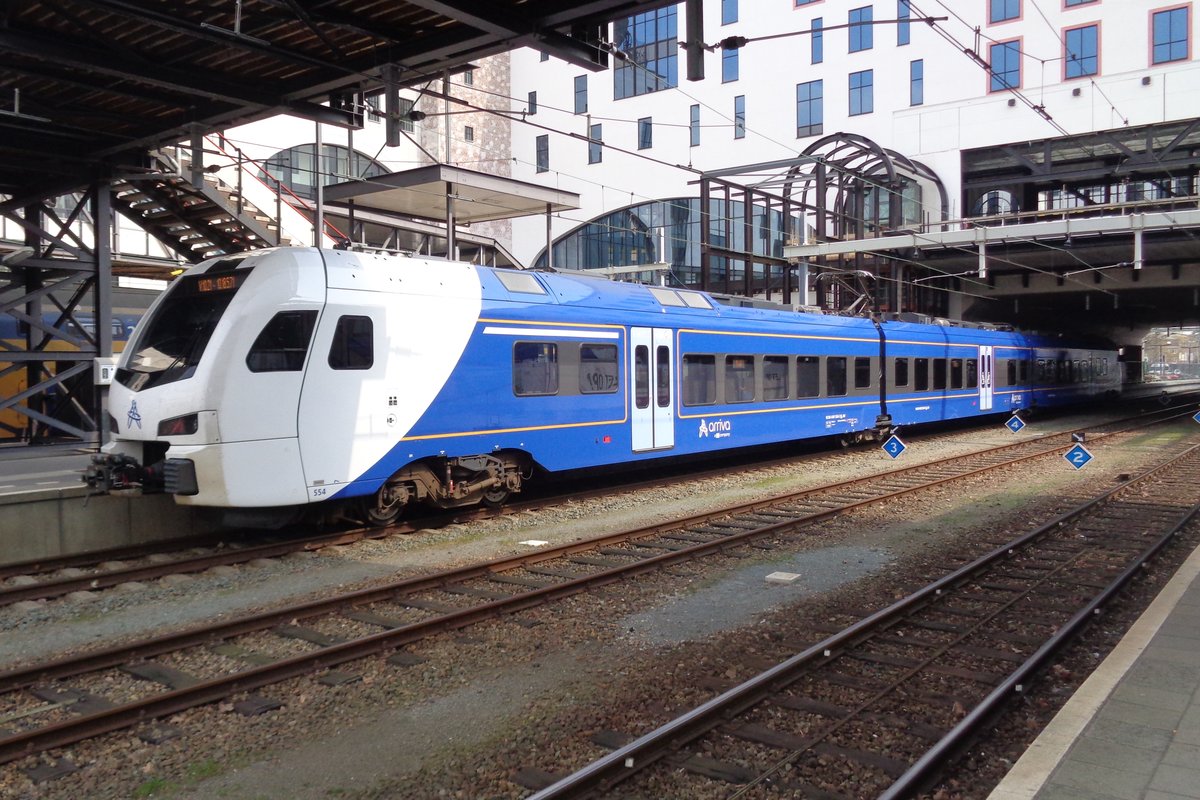 Arriva 554 steht am 14 April 2019 in Heerlen. 