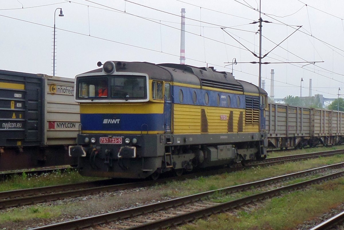 AWT/OKD Doprava 753 733 lauft am 26 Mai 2015 um in Ostrava hl.n.