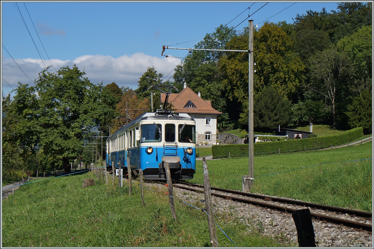  BERNE EN FETE  bei der Blonay Chamby Museumsbahn - da gehrt natrlich auch der MOB ABDe 8/8 dazu, auch, wenn er noch (hoffentlich lange) bei der MOB im Planeinsatz stehen wird.
13. Sept. 2014