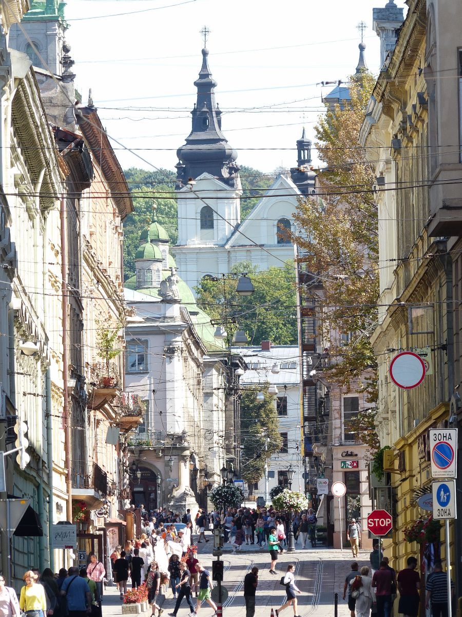 Beryndy Strasse, Lemberg, Ukraine 29-08-2019.

Beryndy straat, Lviv, Oekrane 29-08-2019.