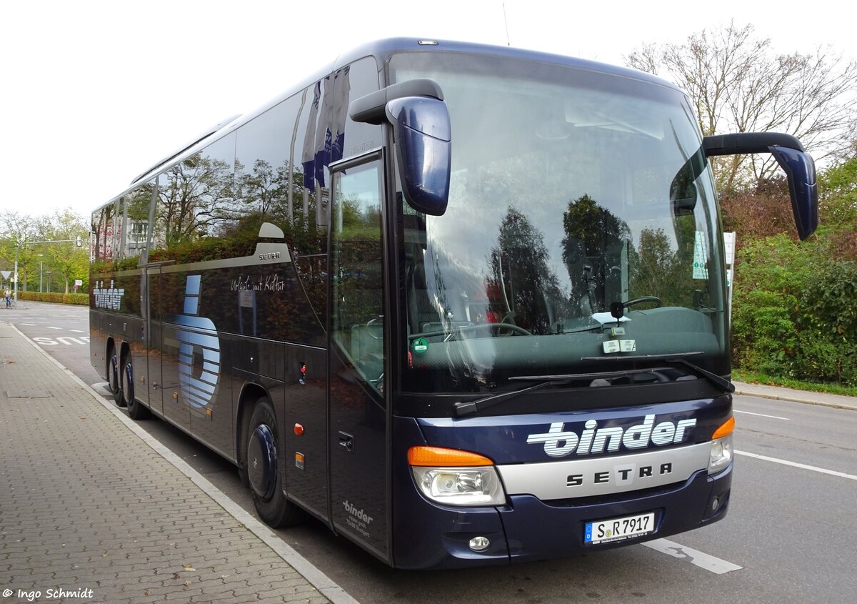 Binder Reisen aus Stuttgart | S-R 7917 | Setra 416 GT-HD | 25.10.2017 in Stuttgart