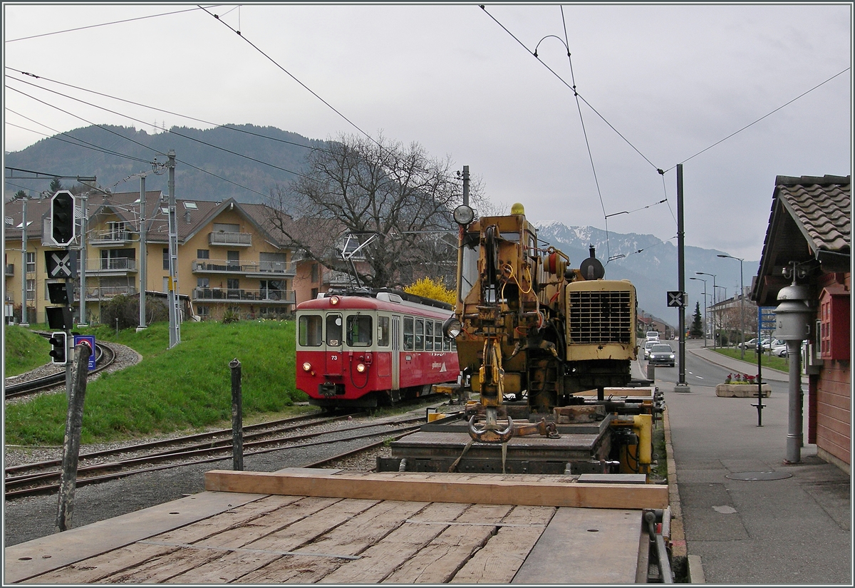 Blick überden MOB X 23 zum CEV BDeh 2/4 73.
5. April 2016