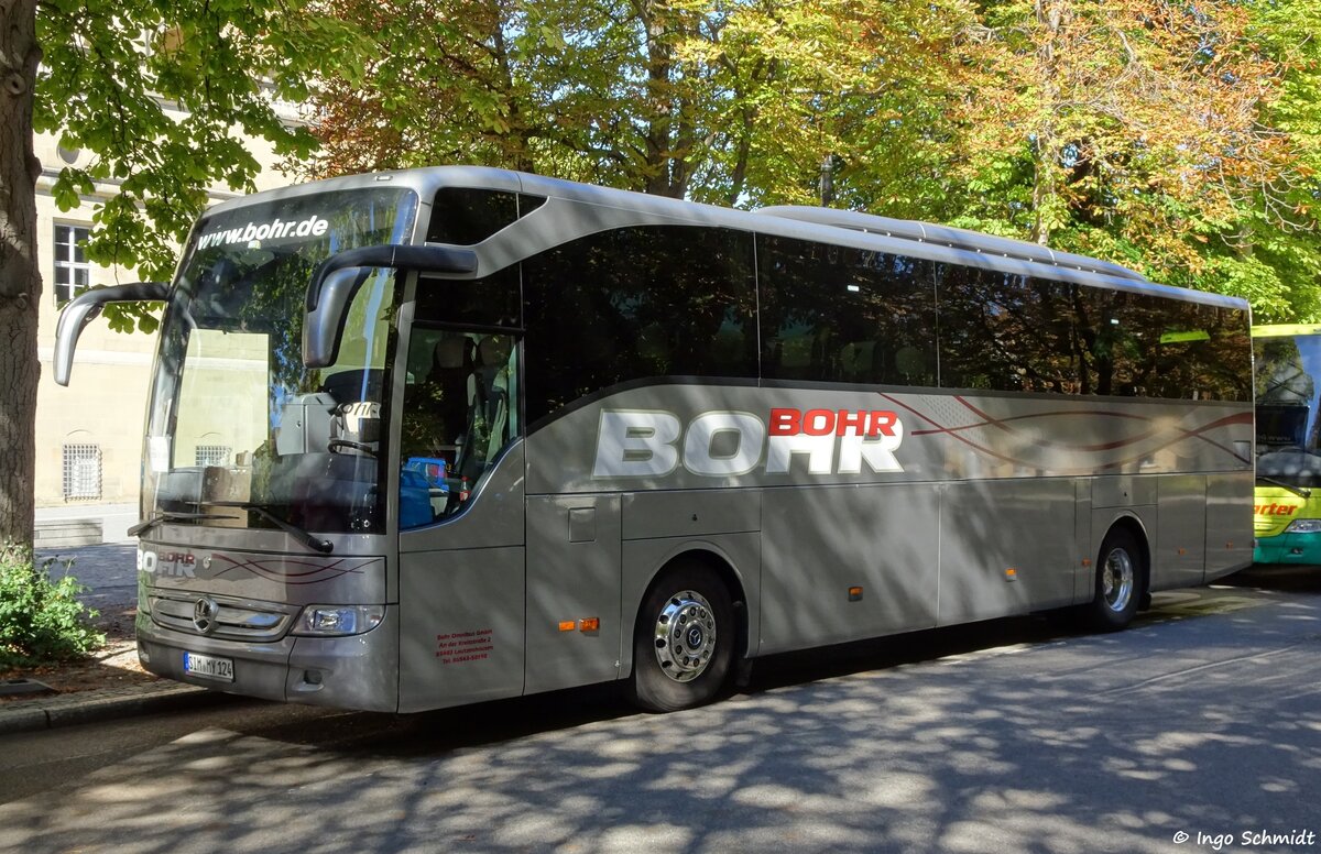 Bohr Omnibus aus Lautzenhausen | SIM-MY 124 | Mercedes-Benz Tourismo II RHD | 27.09.2018 in Stuttgart