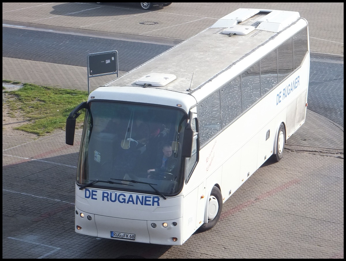 Bova Futura von De Rganer aus Deutschland im Stadthafen Sassnitz.