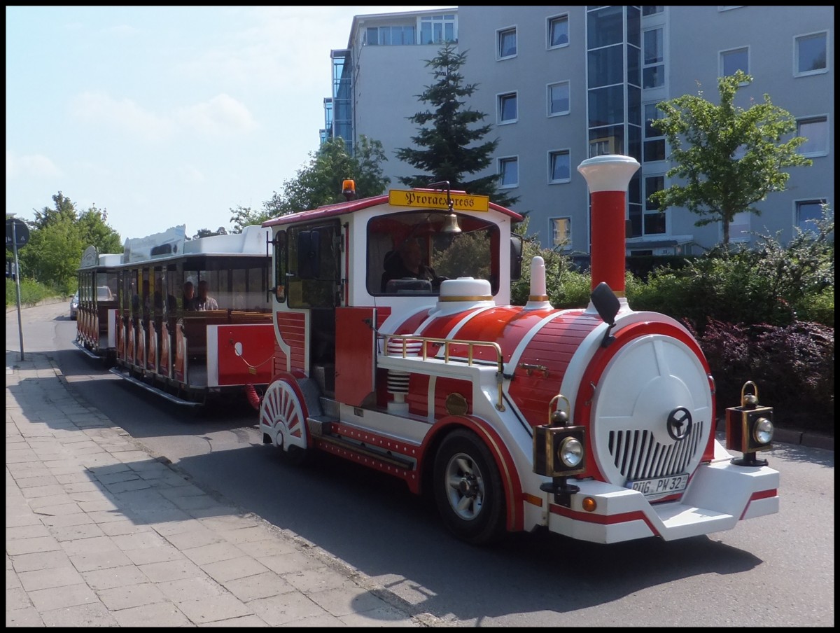 Bummelzug in Binz.