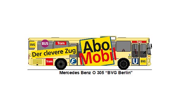 BVG Berlin - Mercedes Benz O 305