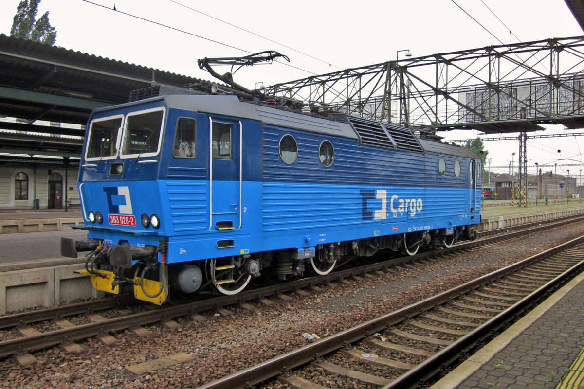 CD 363 028 lauft am 23 September 2017 um in Ostrava hl.n.