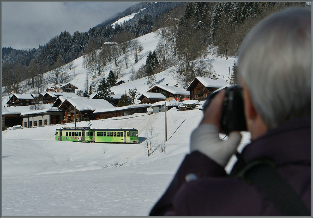 Der ASD Regionalzug erreicht in Kürze sein Ziel Les Diablerets.
11. Feb. 2014