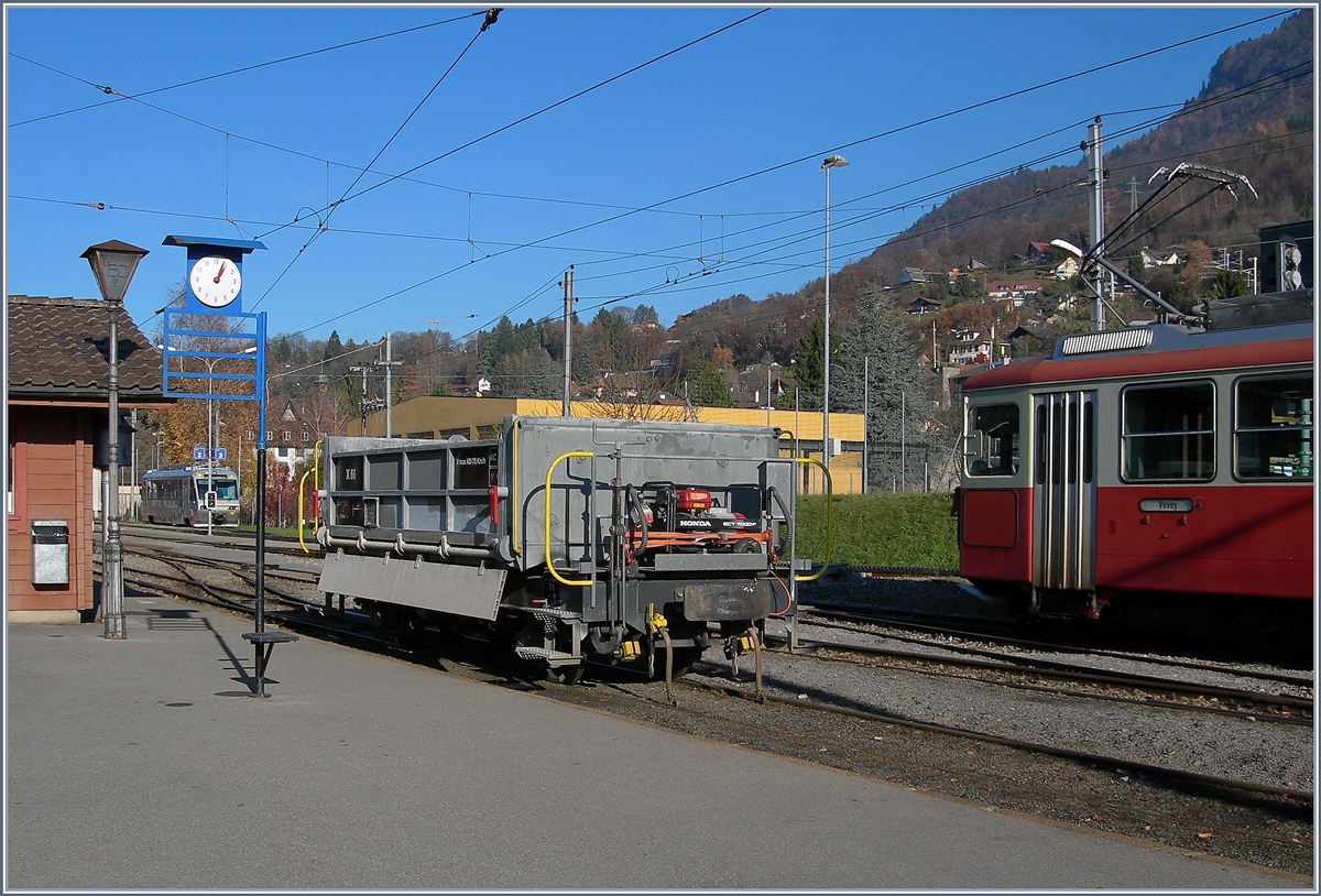 Der MOB X 66 in Blonay.
2. Dez. 2016 