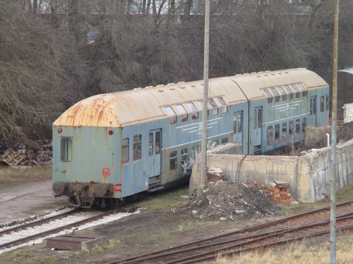 Die letzte DR Doppelstockeinheit,am 24.Januar 2026,in Ilmenau.