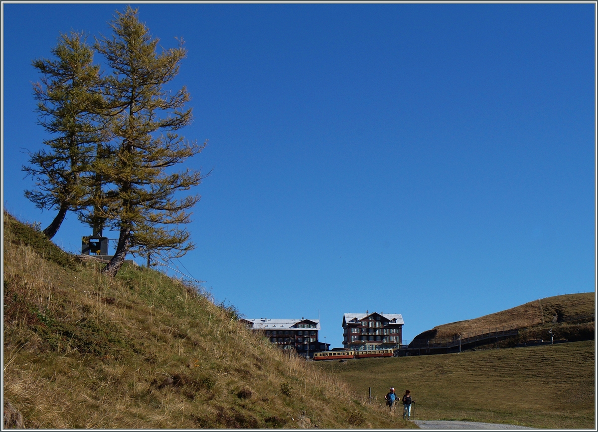 Die  Tal-Station  der Jungfraubahn befindt sich auf 2061 müM.
9. Okt. 2014