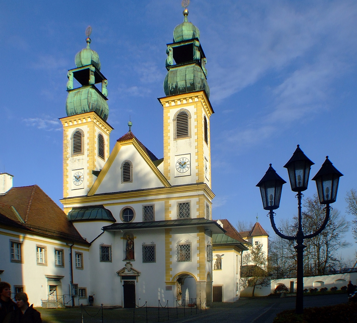 
Die Wallfahrtskirche Mariahilf in Passau am 21.11.2009.
