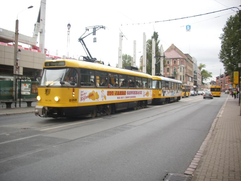 Dresdner Straßenbahn am 01.10.2008
