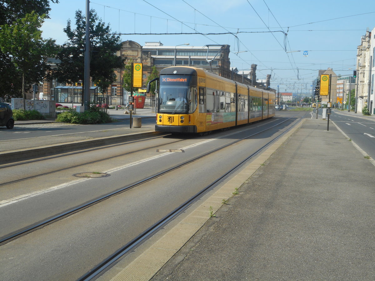 Dresdner Straßenbahn am 05.06.2016