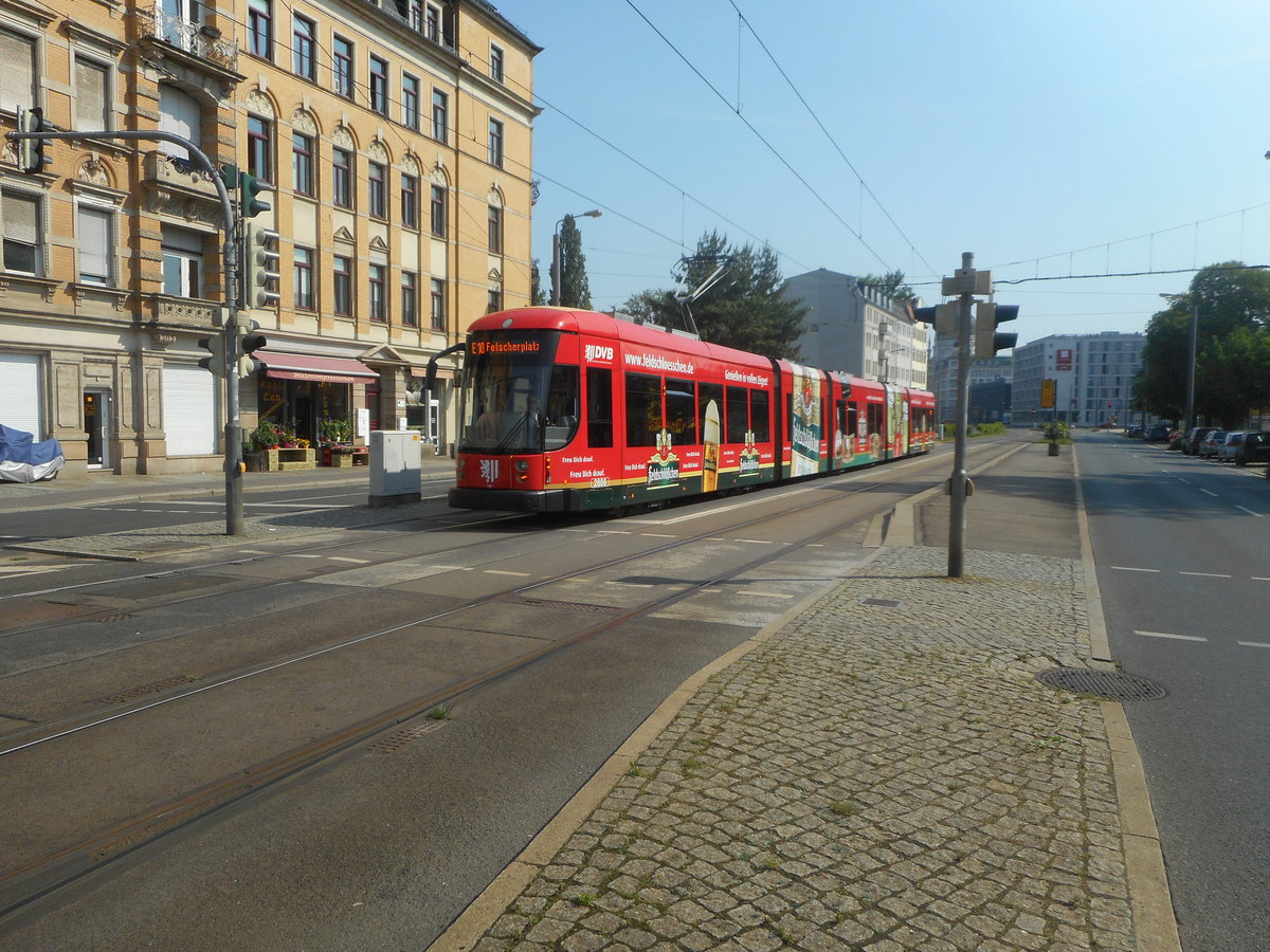 Dresdner Straßenbahn am 05.06.2016