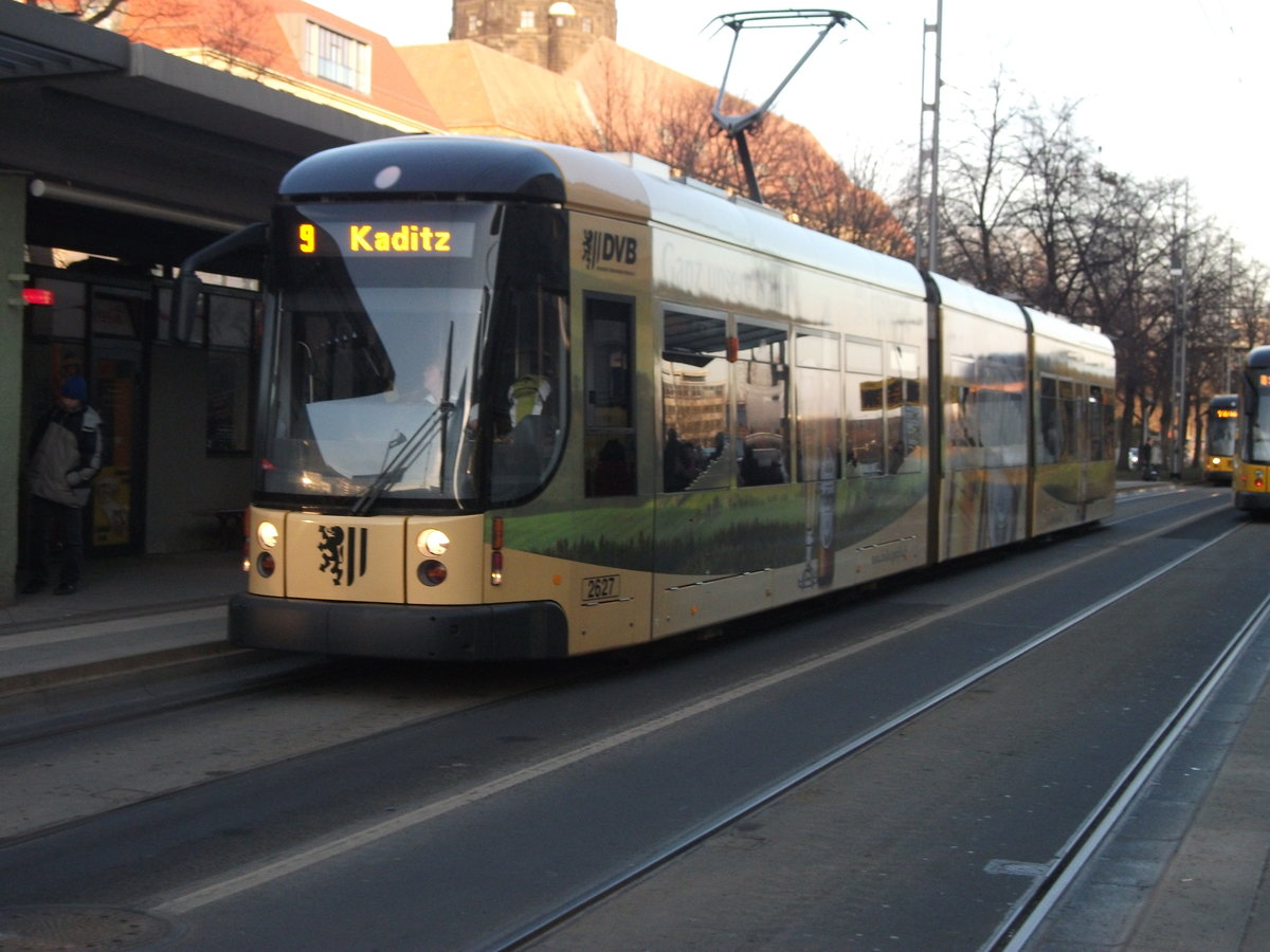 Dresdner Straßenbahn am 09.02.2011
