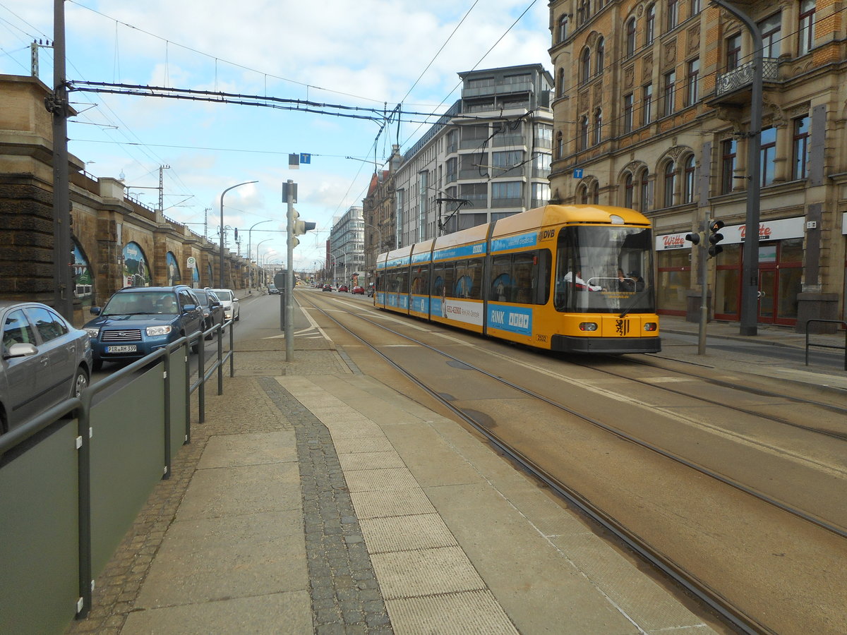 Dresdner Straßenbahn am 11.02.2016