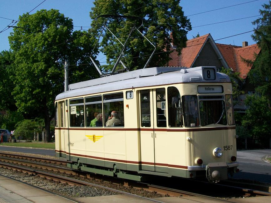 Dresdner Straßenbahn am 13.05.2009
