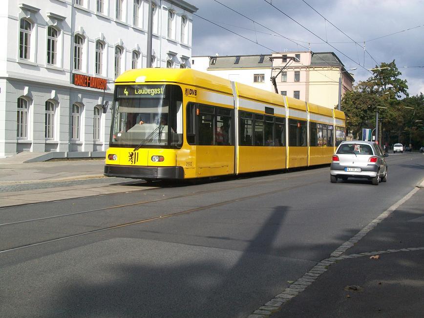 Dresdner Straenbahn am 13.09.2009