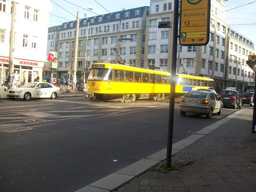 Dresdner Straßenbahn am 19.11.2009