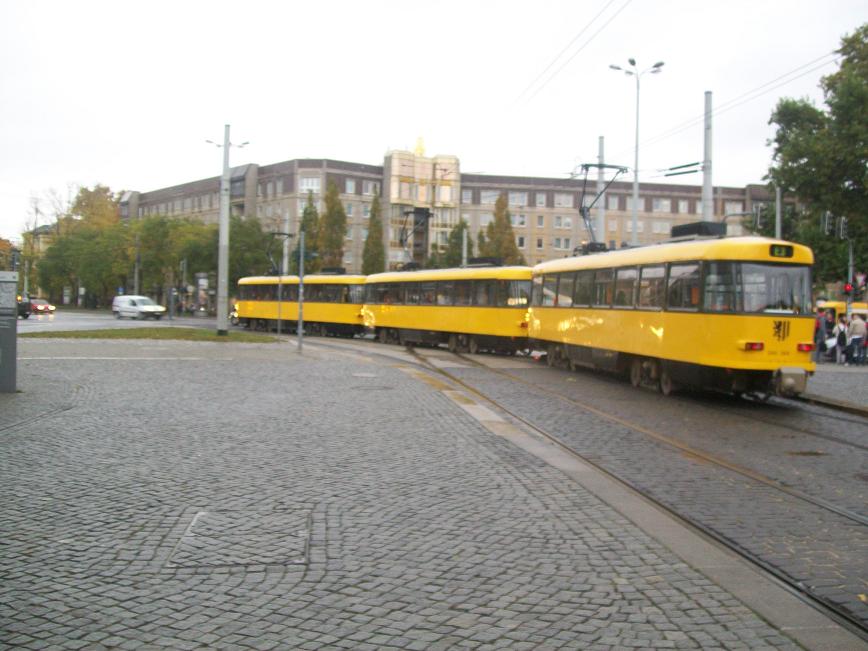 Dresdner Straßenbahn am 27.10.2009