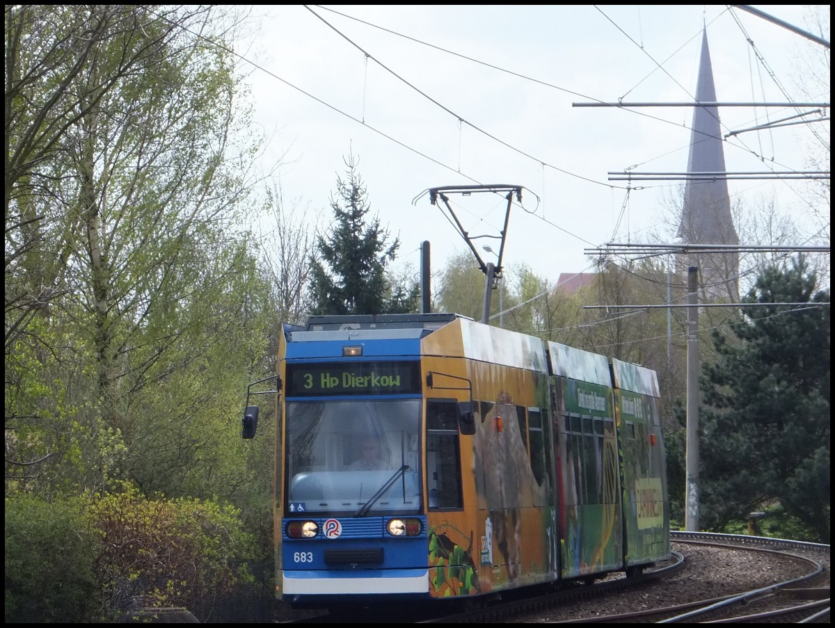 DUEWAG 6N1 NR. 683 der RSAG in Rostock