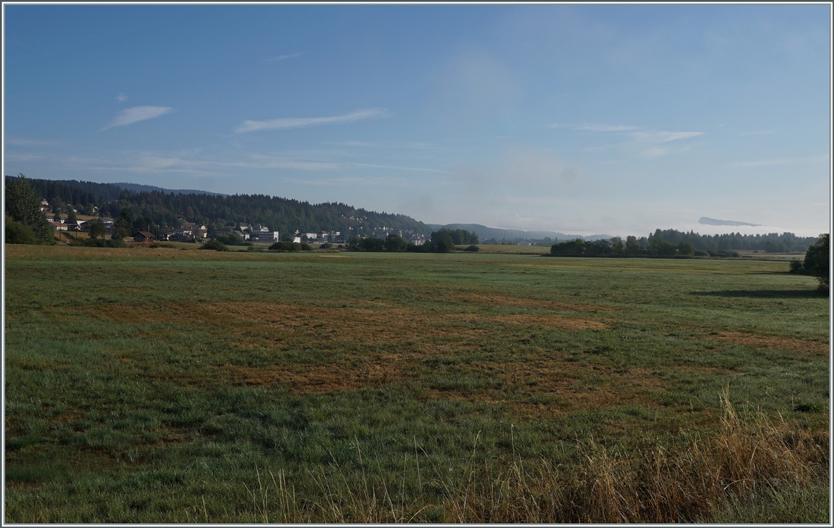 Ein Zugsuchbild (für Fortgeschrittene) wobei das Motiv im Vallée de Joux der aus dem Nebel herausragende Gipfel recht im Bild bei Le Pont war. Das Bild selbst entstand in Le Brassus, und der zu suchende Flirt zeigt sich auf dem nächsten Bild weitaus fotogener...

15. August 2022