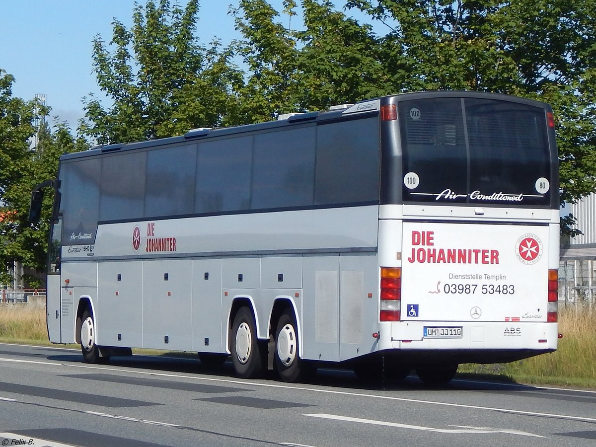 Ernst Auwärter Eurostar SHD-L O404 von Die Johanniter aus Deutschland in Teschenhagen.