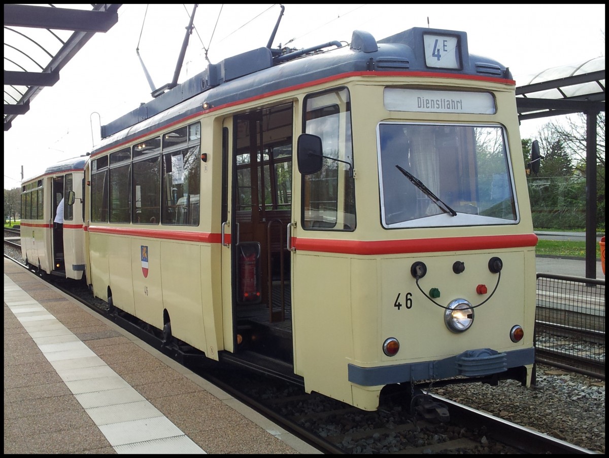 ET54 aus dem Jahr 1955 der RSAG in Rostock.