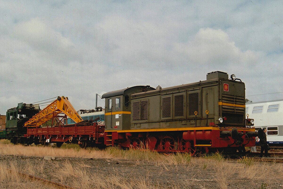 Ex-Belgisches Heer 42550 steht am 12 September 2009 ins Musuem der PFT-TSP in Saint-Ghislain. Das Heer verabschiedete sich von dieser Lok i=un =d schenckte die ex-V36 an der PFT-TSP.