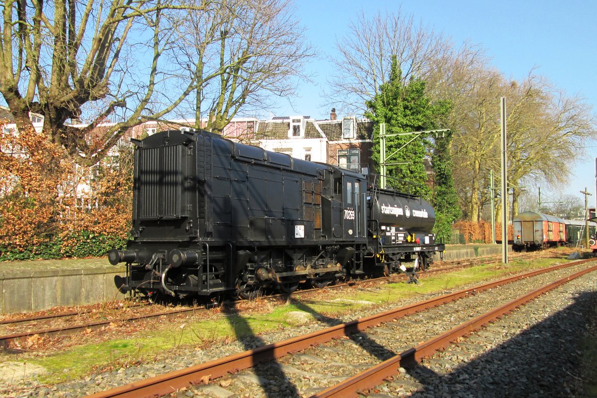 Ex-BR 70269 steht am 9 März 2015 in das Niederländisches Staatseisenbahn Museum in Utrecht Maliebaan.